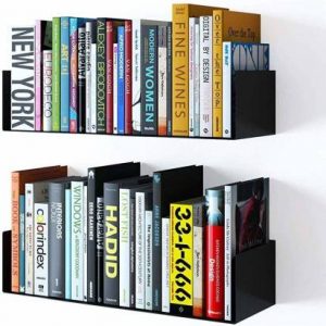 Dime Store Engineered Wood Open Book Shelf  (Finish Color - Black, Pre-assembled)